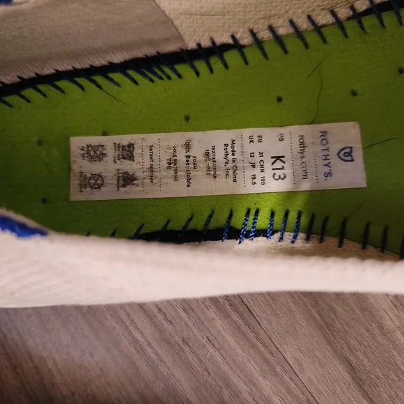 Rothy's kids shoes size 13