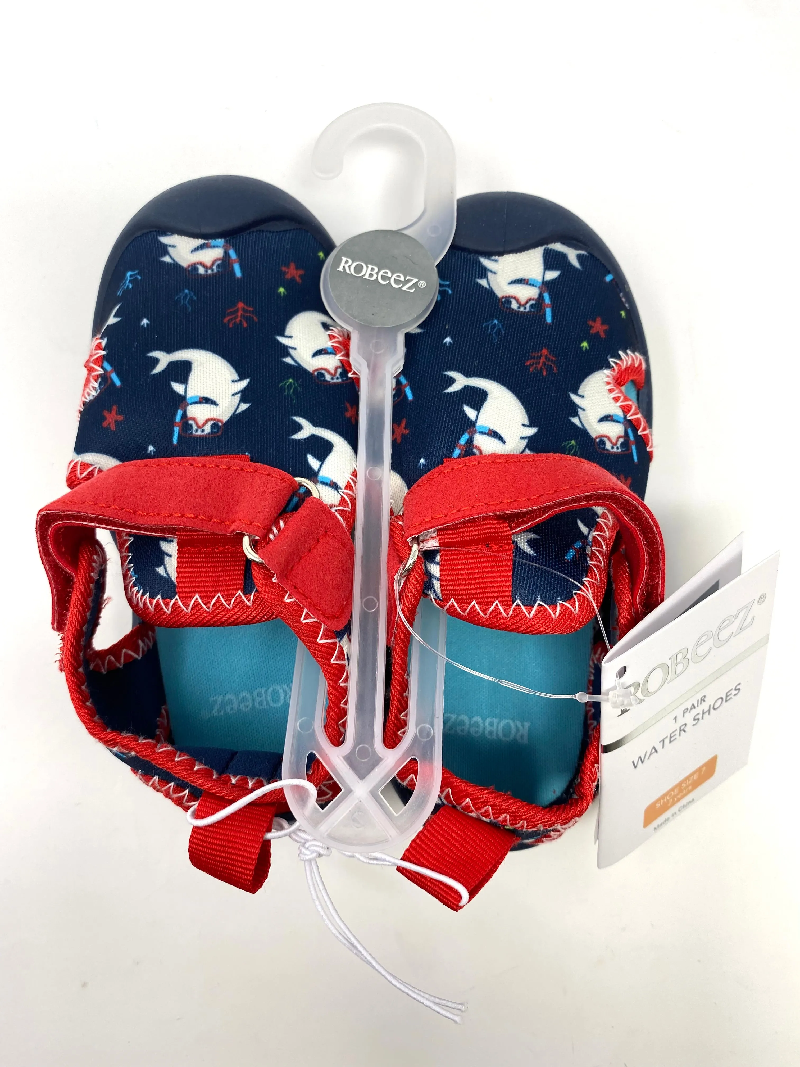 Shark Bite Boys Water Shoes - Navy