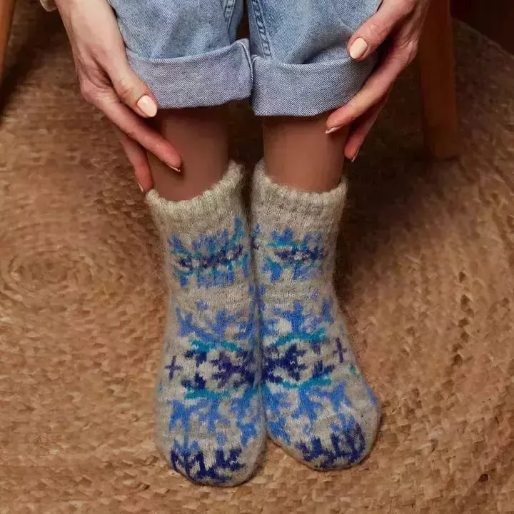 Siberia Spirit Siberian Snowflake Low Socks