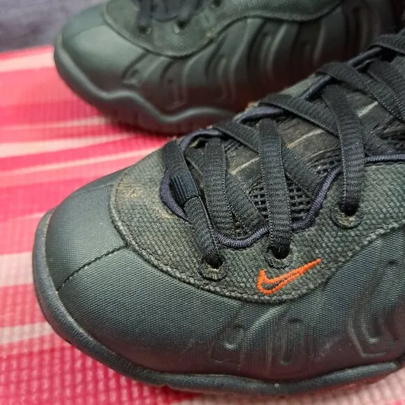 Size 5Y Nike Foamposite Little Posite Pro GS Sequoia Green Shoes 644792-300