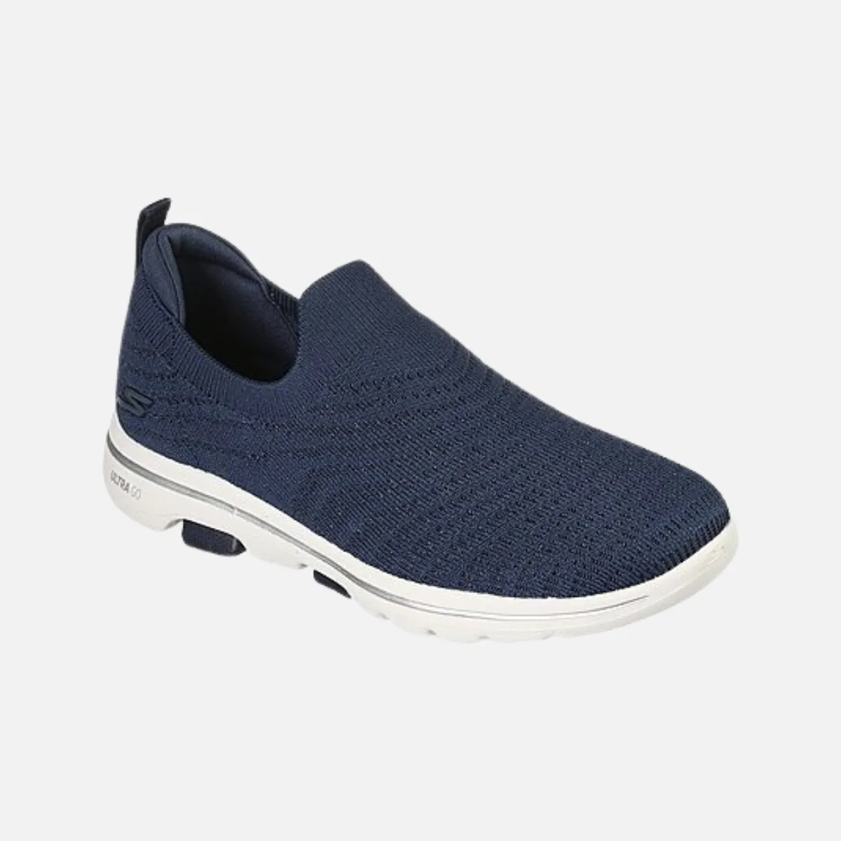 Skechers Go Walk 5  - Costal View Women's Walking Shoes  -Navy/White