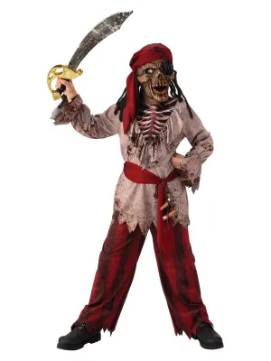 Skeleton Pirate Children's Costume