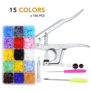 Snap Button DIY Set (150 Pcs Set)