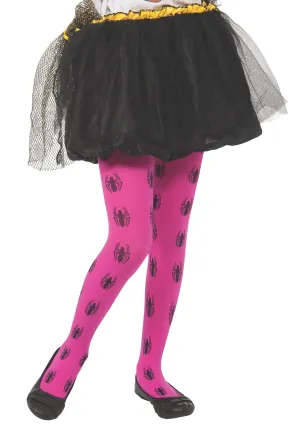 Spider-Girl Pink Tights for Children