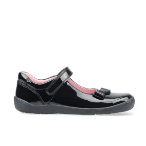 Start-Rite  Giggle Black Patent School Shoe