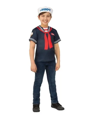 Stranger Things Scoops Ahoy Steve Children's Costume