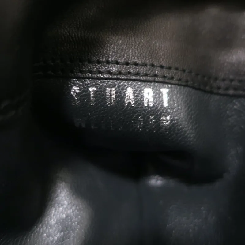 Stuart Weitzman 5050 Over the Knee Flat Boots Black Leather Size 9.5
