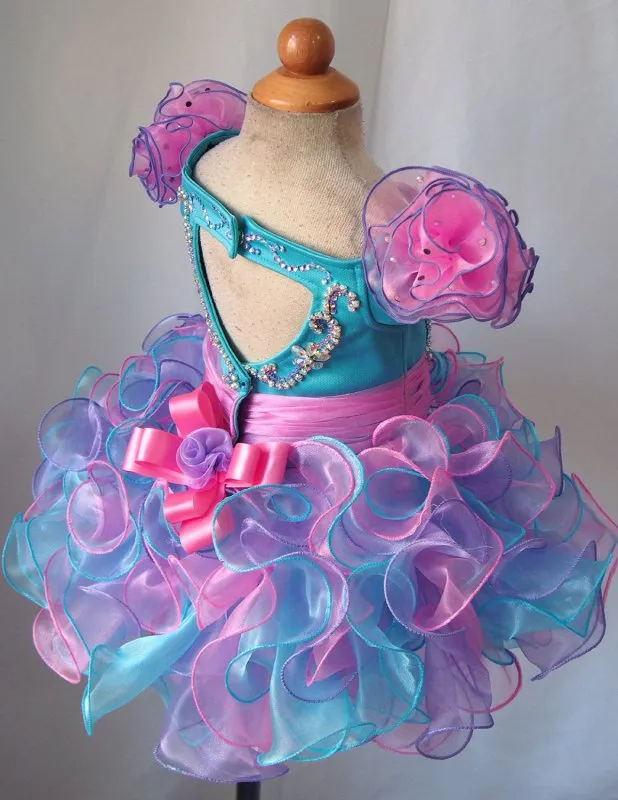 Stunning Infant/toddler/baby/children/kids Girl's Glitz Pageant Dress