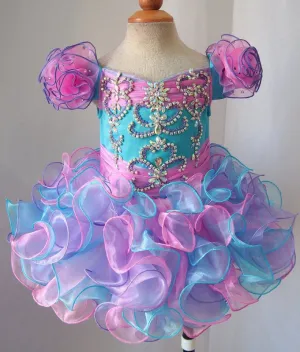 Stunning Infant/toddler/baby/children/kids Girl's Glitz Pageant Dress