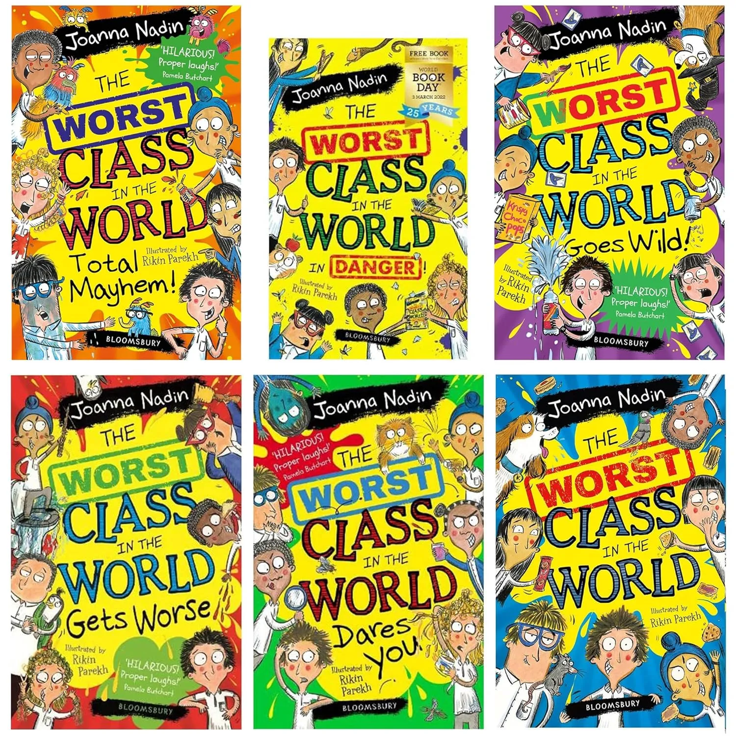 The Worst Class in the World Series 6 Books Collection Set (The Worst Class in the World)