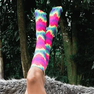 Tie Dye Youth Knee Highs