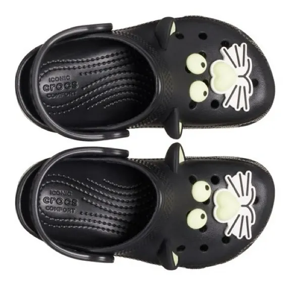 Toddler Classic Glow-In-the-Dark Black CatClog 8c Little Kids Girls Boys Shoes