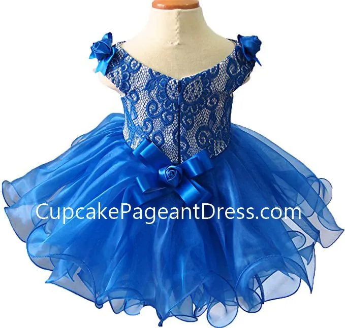 Toddler/Baby Miss/Baby Girl Natural Baby Doll Pageant Dress