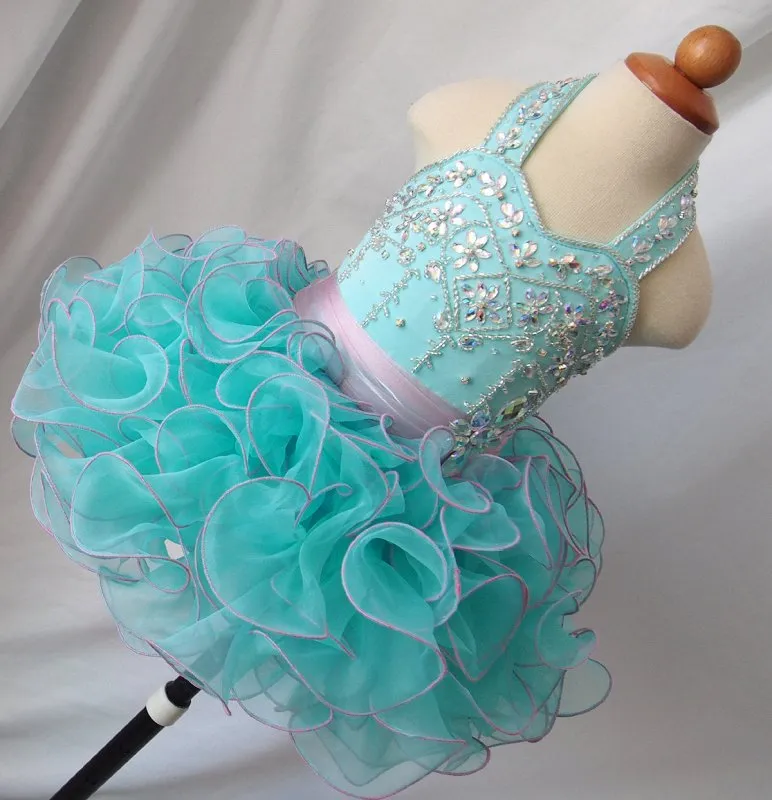 Toddler/baby/children/kids Girl's Glitz One Piece Pageant Dress