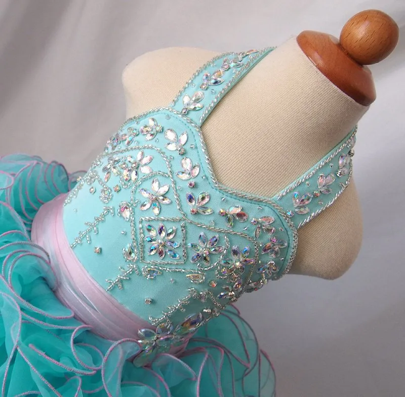 Toddler/baby/children/kids Girl's Glitz One Piece Pageant Dress