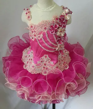 Two pieces Infant/toddler/baby/children/kids Girl's Pageant Dress 1~4T G088-1