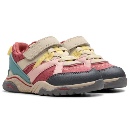 UK 4.5 Pink Combo Feather Pace Trainers