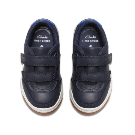 UK 5 Navy Urban Solo Velcro Strap Trainer
