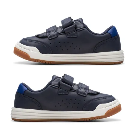 UK 5 Navy Urban Solo Velcro Strap Trainer