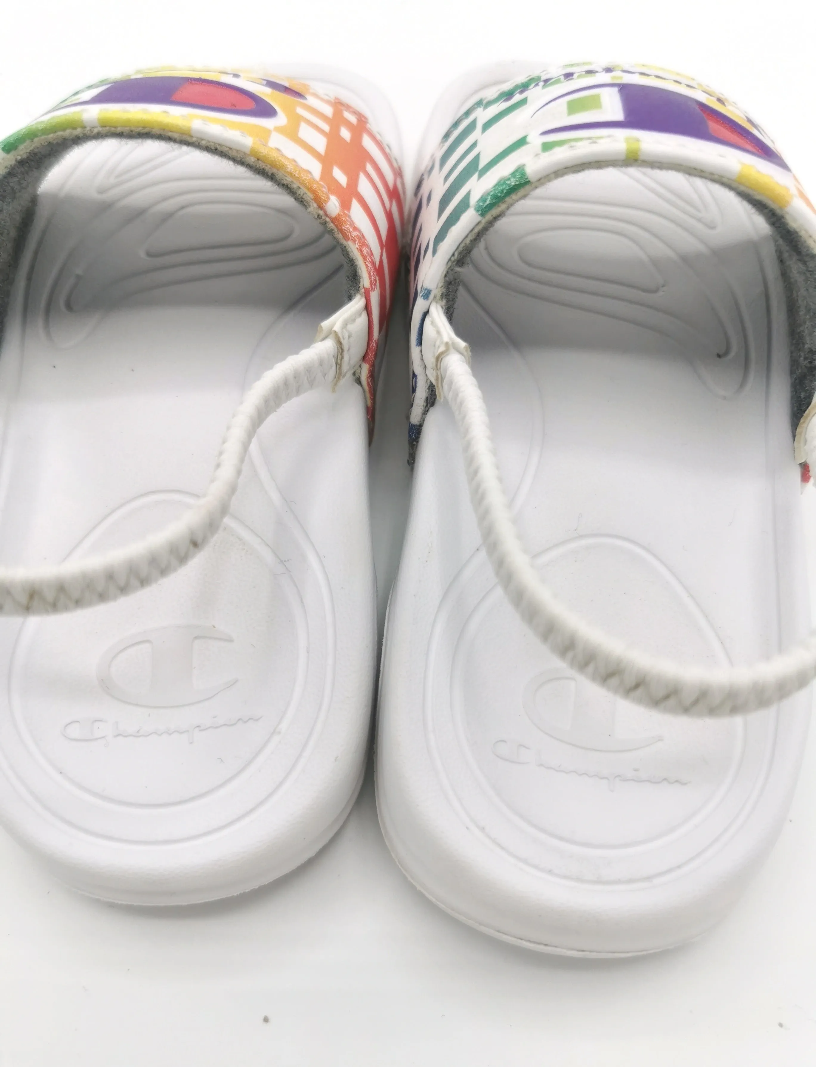 UNISEX SIZE 8 TODDLER - CHAMPION, Summer Sandals Slides EUC B60