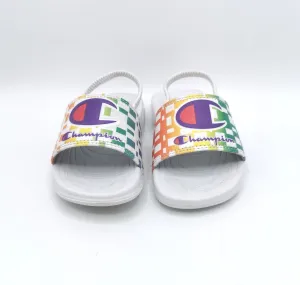 UNISEX SIZE 8 TODDLER - CHAMPION, Summer Sandals Slides EUC B60