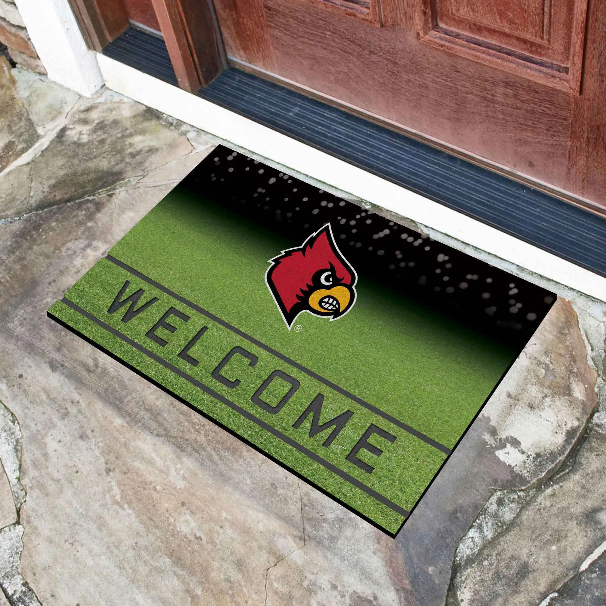 University of Louisville Crumb Rubber Door Mat