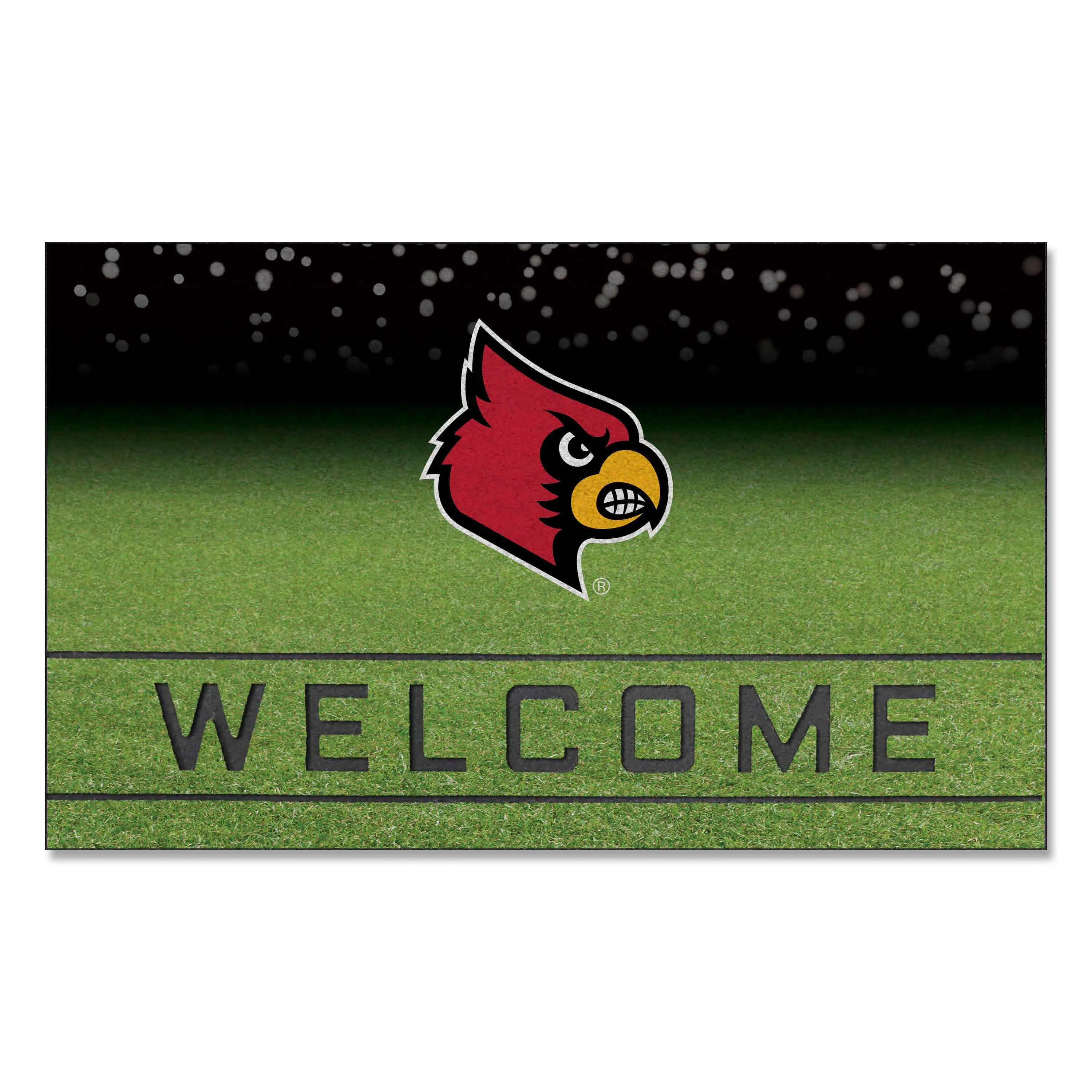 University of Louisville Crumb Rubber Door Mat