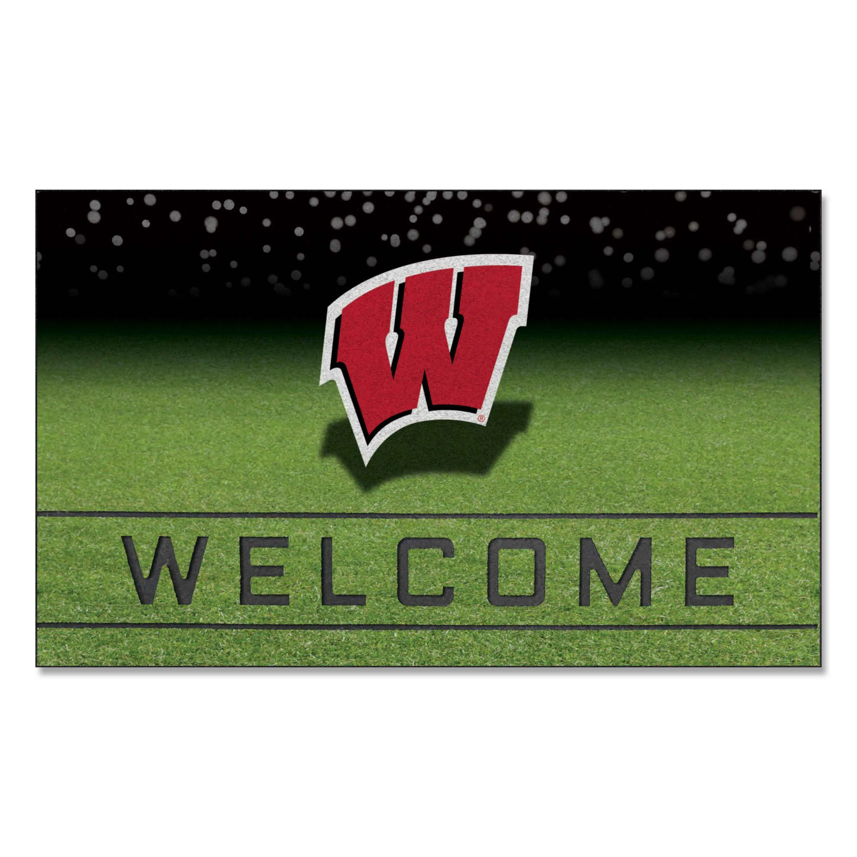 University of Wisconsin Crumb Rubber Door Mat