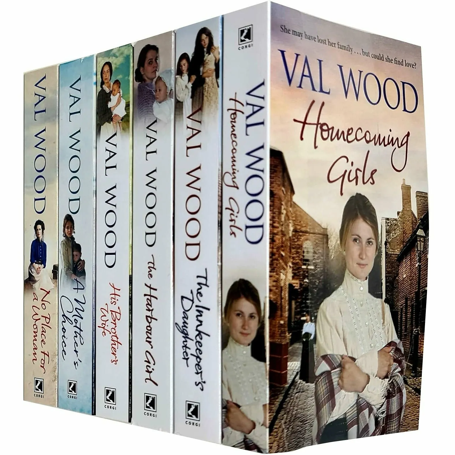 Val Wood Collection 6 Books Set (Homecoming Girls, The Innkeeper's Daughter)