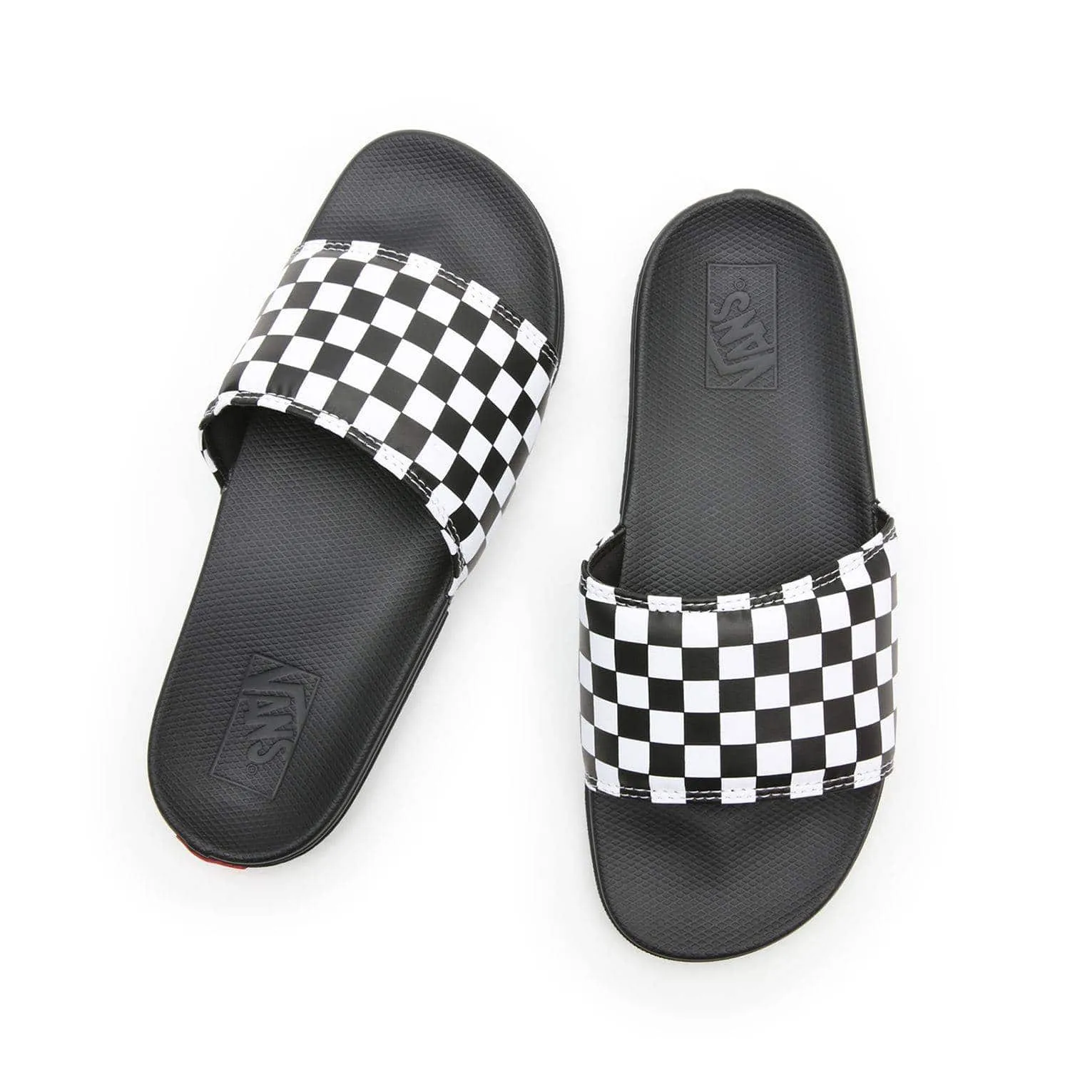 Vans 105 Mn La Costa Slide-On Checkerboard (Checkerboard) Truwht/Blk