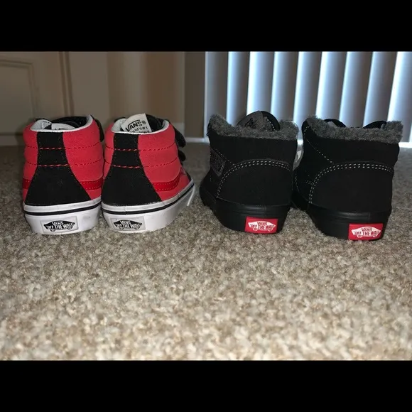 Vans Baby Toddler Shoes 2 Pairs Size 4.5