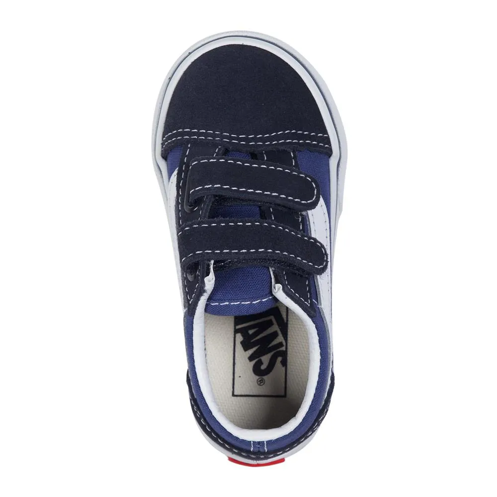 Vans Toddler Old Skool V Shoes - Navy