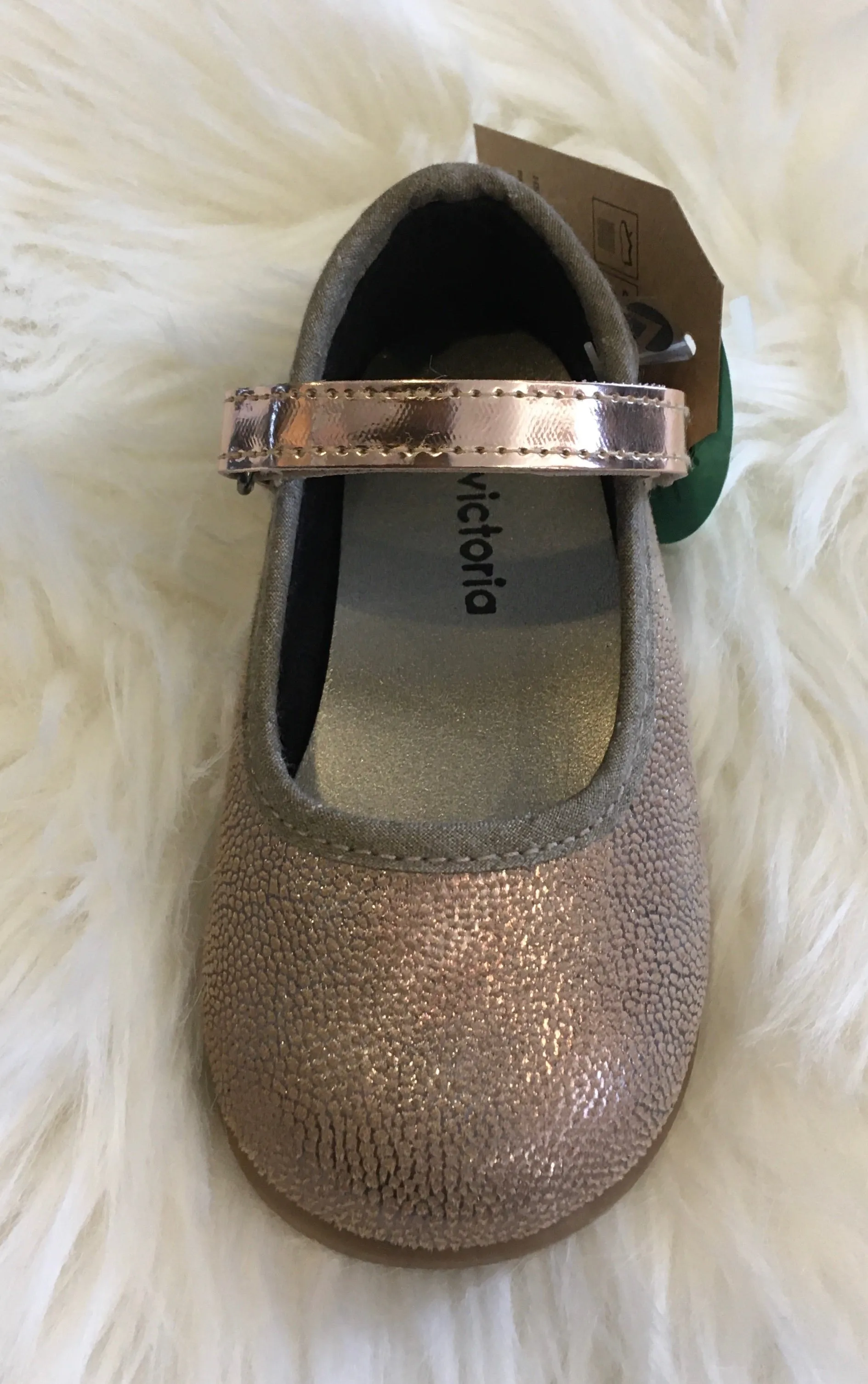 Victoria Gold Mary Jane Dress Shoes
