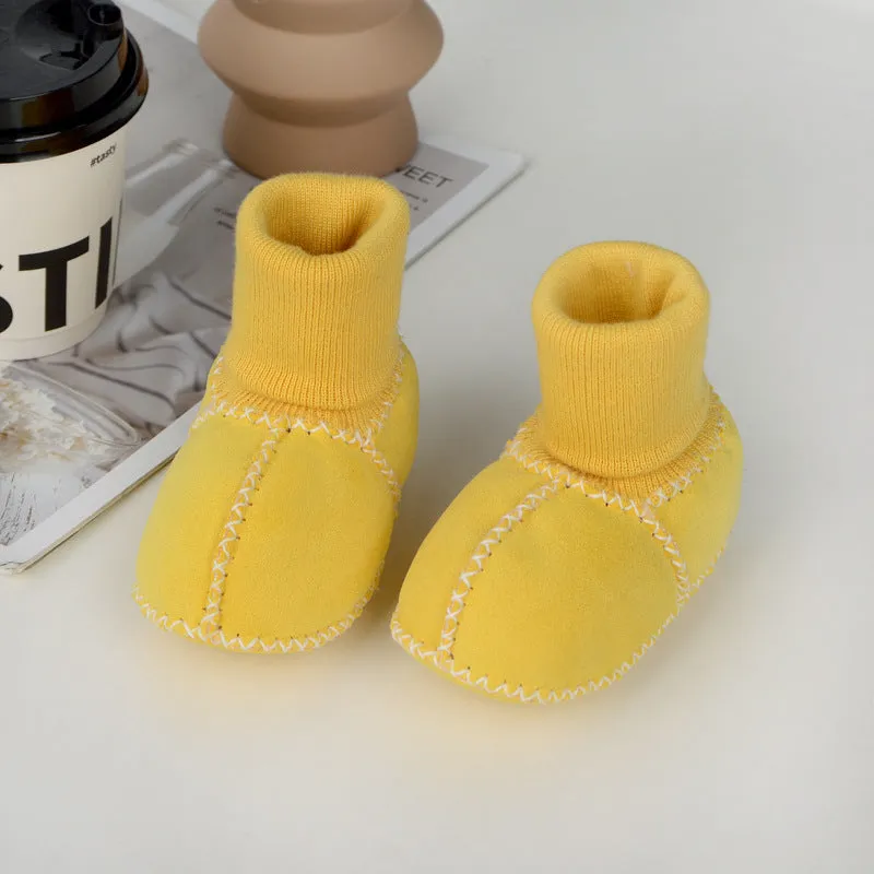 Warm Baby Shoes with Fur Lining
