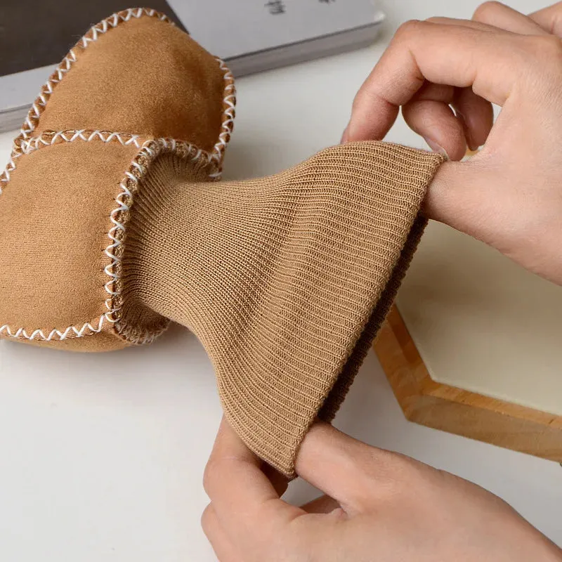 Warm Baby Shoes with Fur Lining
