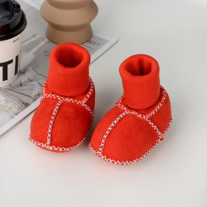 Warm Baby Shoes with Fur Lining