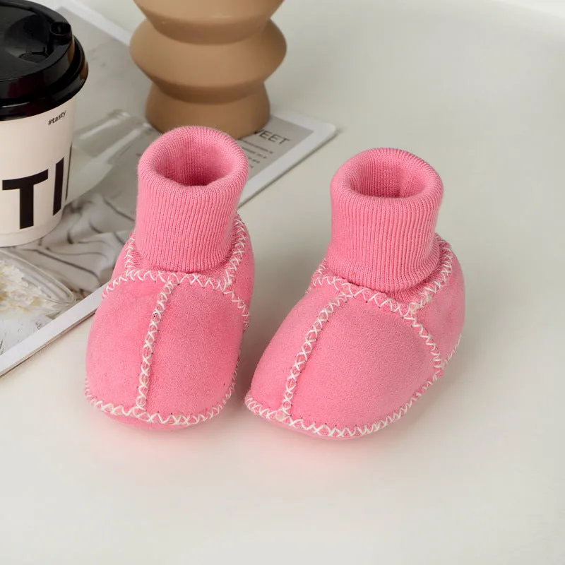 Warm Baby Shoes with Fur Lining