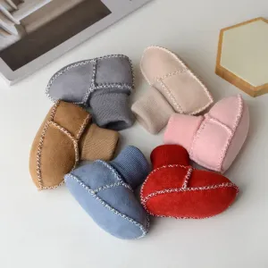 Warm Baby Shoes with Fur Lining