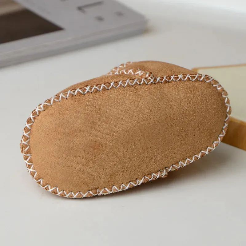 Warm Baby Shoes with Fur Lining