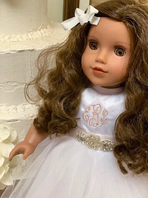 Wedding Flower Girl Doll