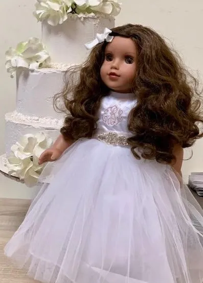 Wedding Flower Girl Doll