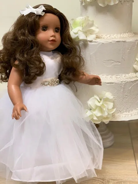 Wedding Flower Girl Doll