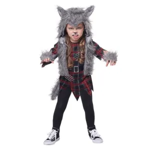Wee Wolf Toddler Girls Costume