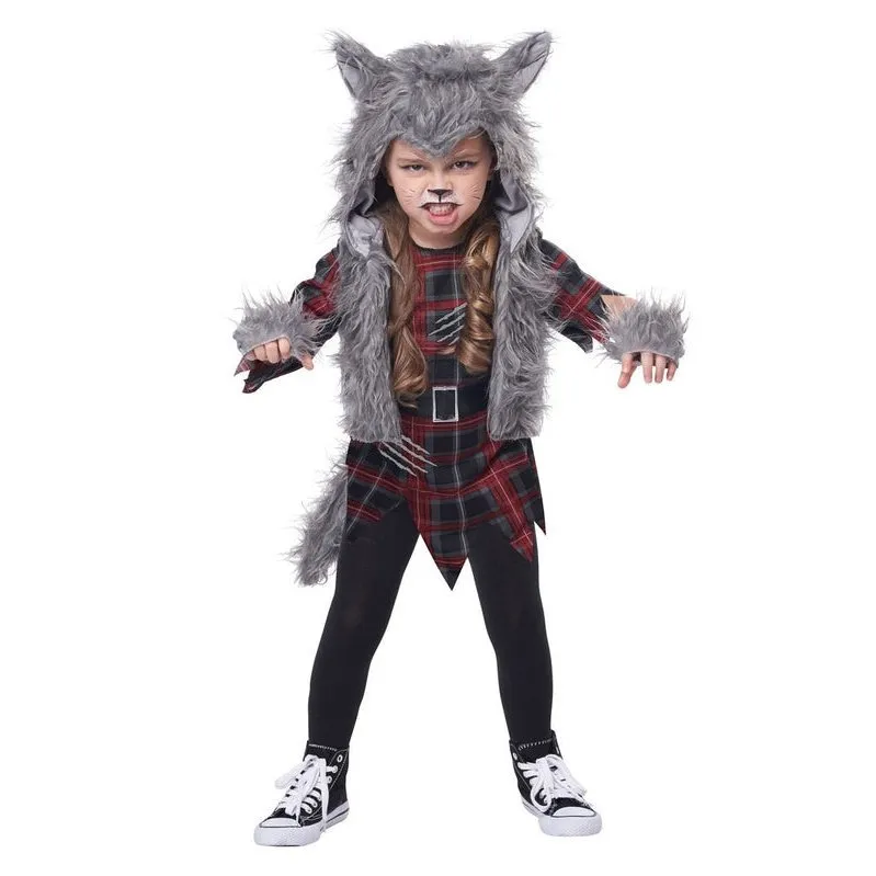 Wee Wolf Toddler Girls Costume