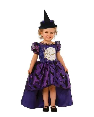 Witch Bat Deluxe Girls Costume Toddler Child