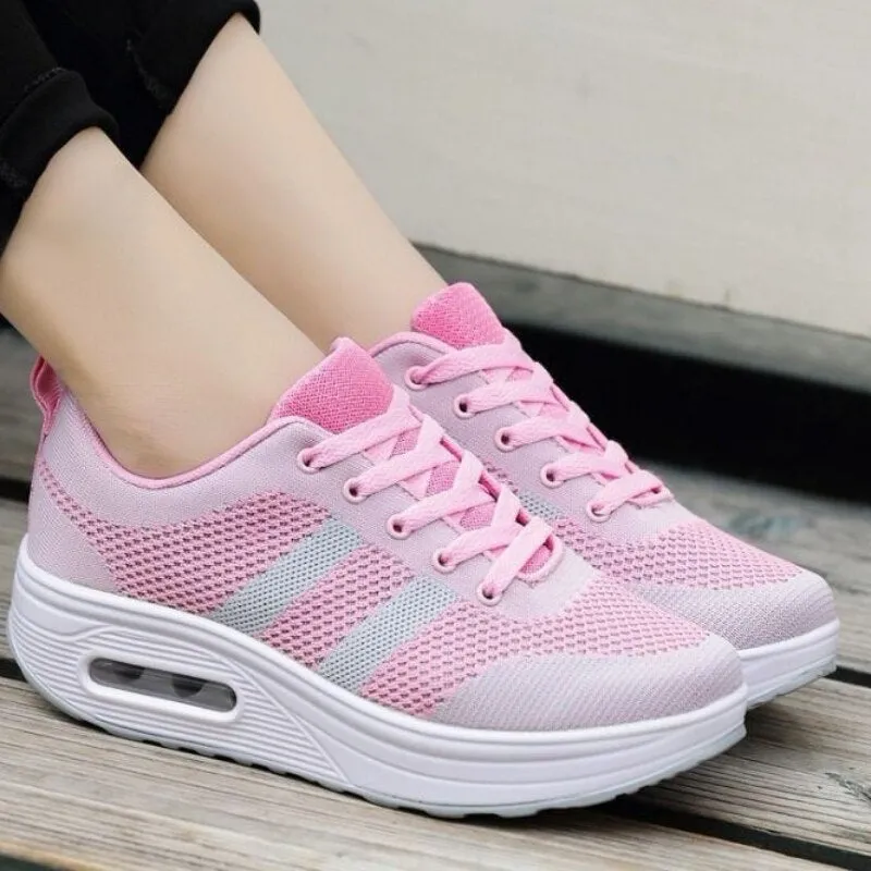 WOMEN'S AIR CUSHION KNIT ORTHOPEDIC SHOES