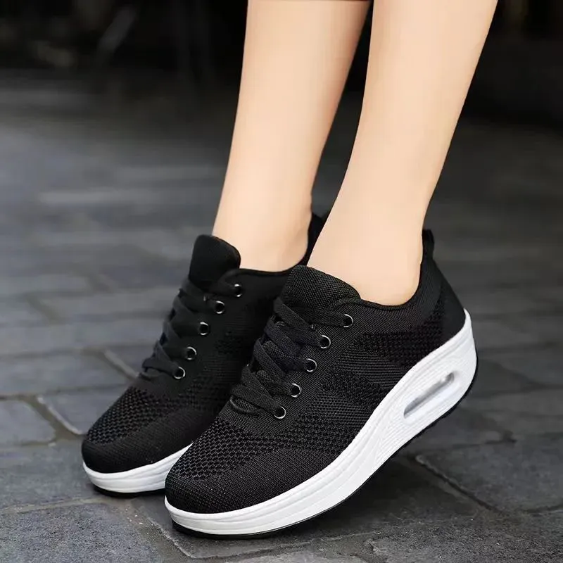 WOMEN'S AIR CUSHION KNIT ORTHOPEDIC SHOES
