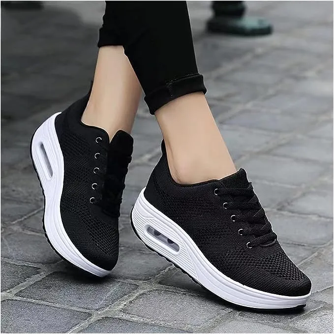 WOMEN'S AIR CUSHION KNIT ORTHOPEDIC SHOES