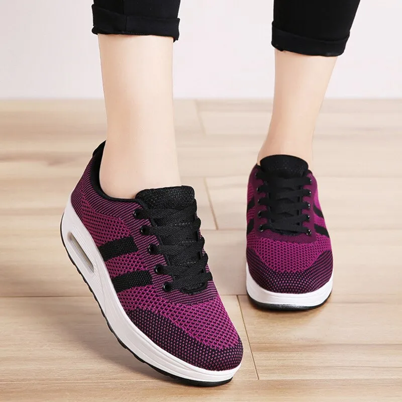 WOMEN'S AIR CUSHION KNIT ORTHOPEDIC SHOES