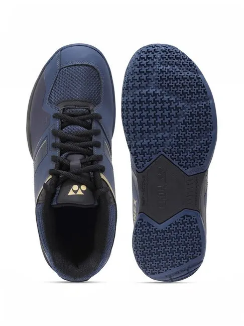 Yonex Power Cushion Strider Flow Wide Badminton Shoe | Navy/Gold